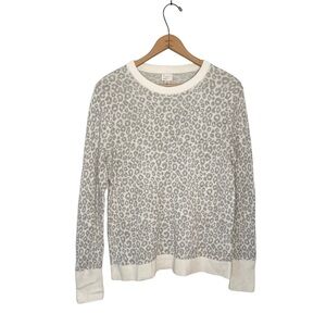 A New Day | Grey Leopard Print Sweater